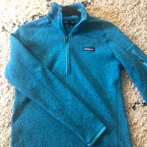 Patagonia 1/4 Zip Blue Better Sweater
